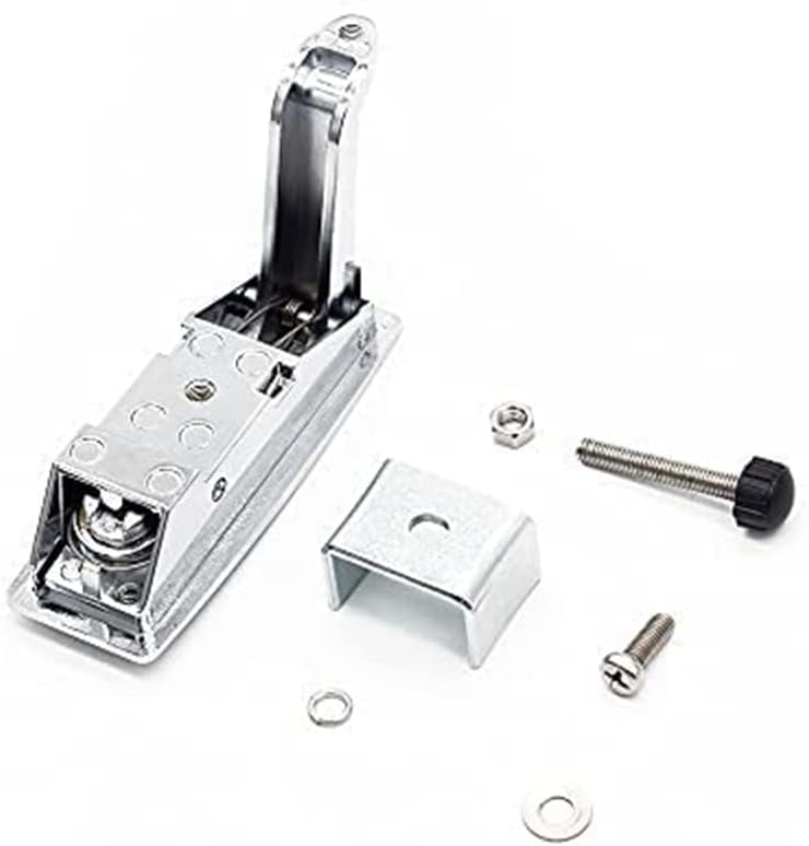 STHang-D 4PCS Compression Latch Lock Trigger Latch Lock, Zinc Alloy Adjustable Lever Hand Operated Compression Latch with Raised Trigger, Non-Locking, Flush Lever Latch (Silver) - Image 4